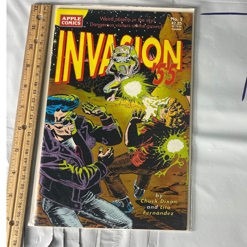 Invasion '55 #1 (1988) Apple Comics Chuck‎ Dixon Lito Fernandez Sci-Fi Horror